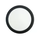 LED mennyezeti lámpa 12W 4000K 1020lm fekete alumínium LPL522B