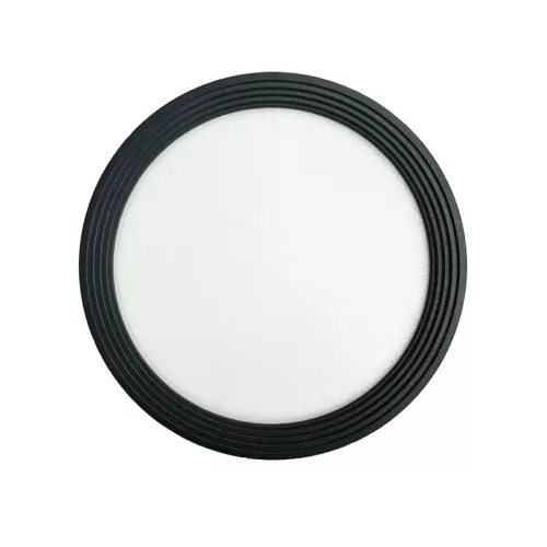 LED mennyezeti lámpa 12W 4000K 1020lm fekete alumínium LPL522B