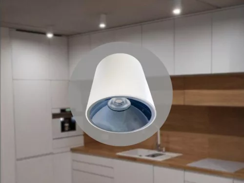 LED mennyezeti lámpa 12W 4000K 900lm fehér alumínium LPL522C