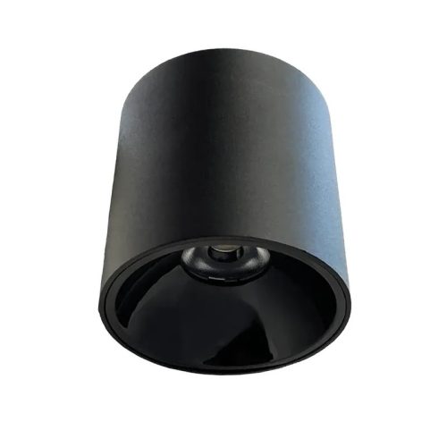 LED mennyezeti lámpa 12W 4000K 900lm fekete alumínium LPL522CB