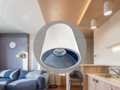LED mennyezeti lámpa 16W, 4000K semleges fehér, IP20, matt fehér, Ø100x90 mm - LPL523C