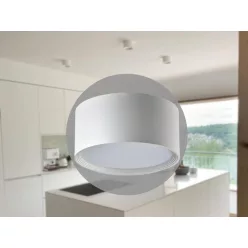   LED mennyezeti lámpa 17W 4000K 1500lm fehér alumínium LPL524