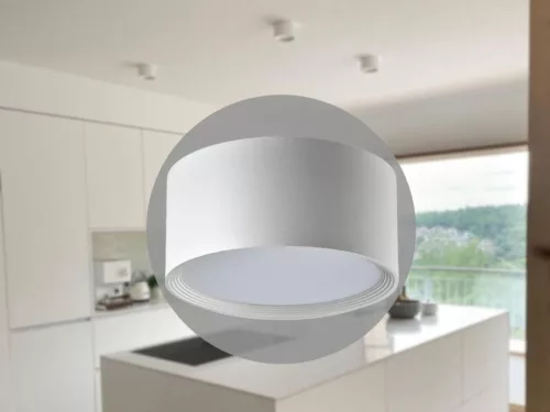 LED mennyezeti lámpa 17W 4000K 1500lm fehér alumínium LPL524