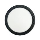 LED mennyezeti lámpa 17W 4000K 1500lm fekete alumínium LPL524B