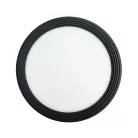 LED mennyezeti lámpa 17W 4000K 1500lm fekete alumínium LPL524B