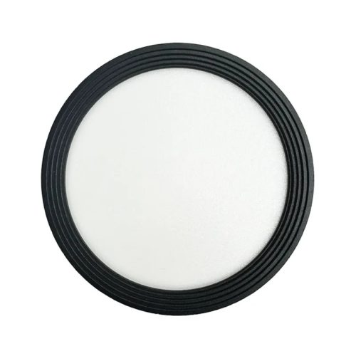 LED mennyezeti lámpa 17W 4000K 1500lm fekete alumínium LPL524B
