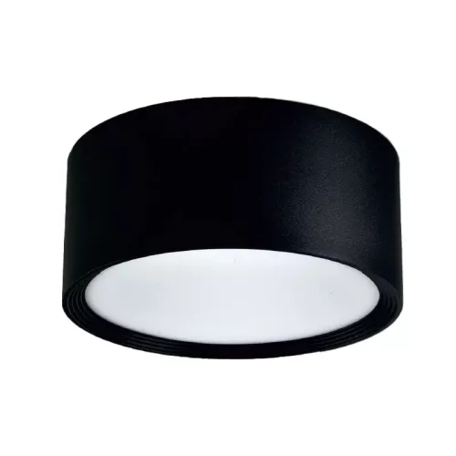 LED mennyezeti lámpa 17W 4000K 1500lm fekete alumínium LPL524B