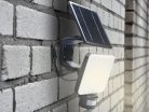 LED napelemes lámpa 12W, 1200 lm, 3000K-6500K, IP54, érzékelővel, 181x347x160 mm - LS022