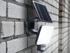 LED napelemes lámpa 12W, 1200 lm, 3000K-6500K, IP54, érzékelővel, 181x347x160 mm - LS022