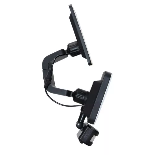 LED napelemes lámpa 12W, 1200 lm, 3000K-6500K, IP54, érzékelővel, 181x347x160 mm - LS022