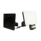 LED napelemes lámpa 12W, 1200 lm, 3000K-6500K, IP54, érzékelővel, 181x347x160 mm - LS022