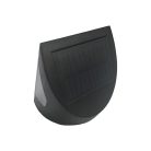 LED Fali napelemes lámpa fekete 3W 300Lm 3000K–4000K IP54 LS025