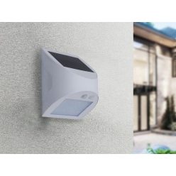   LED Fali napelemes lámpa fehér 3W 300Lm 3000K–4000K IP54 LS125
