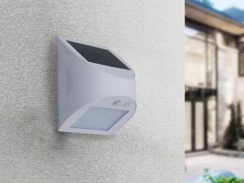 LED Fali napelemes lámpa fehér 3W 300Lm 3000K–4000K IP54 LS125