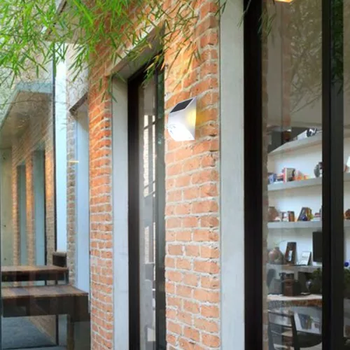 LED Fali napelemes lámpa fehér 3W 300Lm 3000K–4000K IP54 LS125