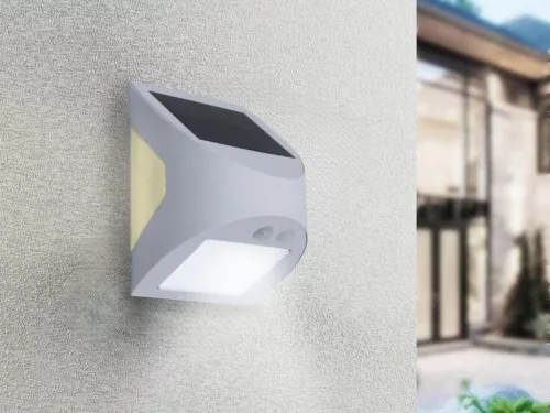 LED Fali napelemes lámpa fehér 3W 300Lm 3000K–4000K IP54 LS125