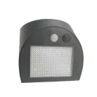 LED Fali napelemes lámpa szürke 3W 300Lm 3000K–4000K IP54 LS225