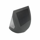 LED Fali napelemes lámpa szürke 3W 300Lm 3000K–4000K IP54 LS225