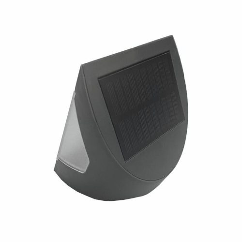LED Fali napelemes lámpa szürke 3W 300Lm 3000K–4000K IP54 LS225