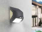 LED Fali napelemes lámpa szürke 3W 300Lm 3000K–4000K IP54 LS225