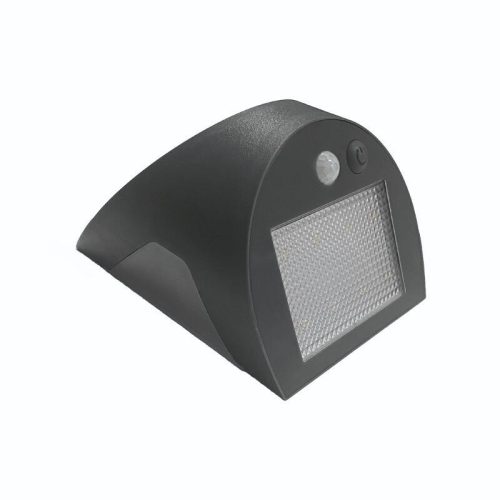LED Fali napelemes lámpa szürke 3W 300Lm 3000K–4000K IP54 LS225