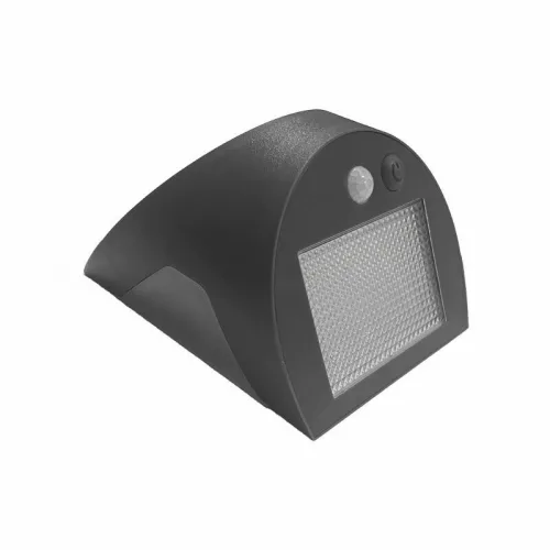 LED Fali napelemes lámpa szürke 3W 300Lm 3000K–4000K IP54 LS225