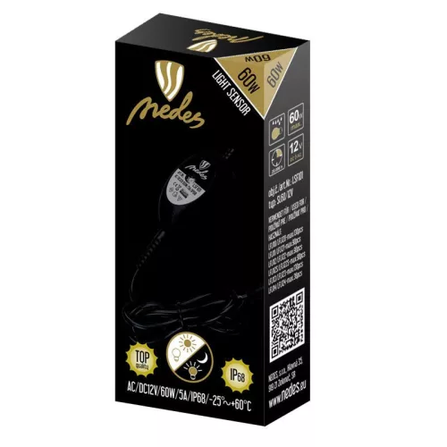 Alkonykapcsoló 60W, AC/DC12V, IP68, LFL sorozathoz - LSF101