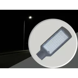   LED utcai lámpa 50W, 5000Lm, 4000K természetes fehér, IP65, 333x127x58mm - LSL322