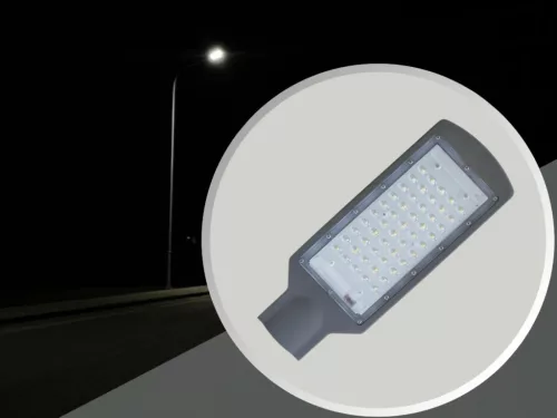 LED utcai lámpa 50W, 5000Lm, 4000K természetes fehér, IP65, 333x127x58mm - LSL322