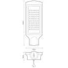 LED utcai lámpa 50W / 4000K - LSL322N
