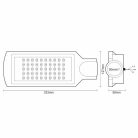 LED Utcai lámpa 50W 5000lm Természetes fehér 4000K IP65 - LSL322
