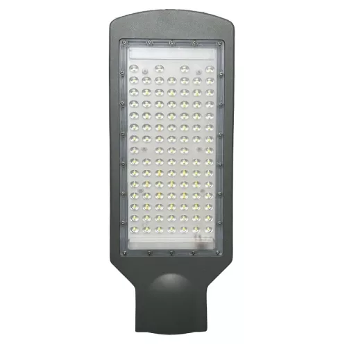 LED aszimmetrikus utcai lámpa 100W, 12000 lm, 4000K, IP65, szürke fém - LSL323N