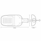 LED Utcai lámpa 40W 5800lm Természetes fehér 5000K IP65 - LSL621/RP