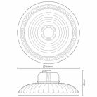 LED Csarnokvilágítás 150W 22500lm Természetes fehér 5000K IP65 - LU112/SR