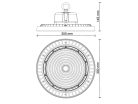 LED Csarnokvilágítás 150W 25500lm Természetes fehér 5000K IP65 - LU422/1