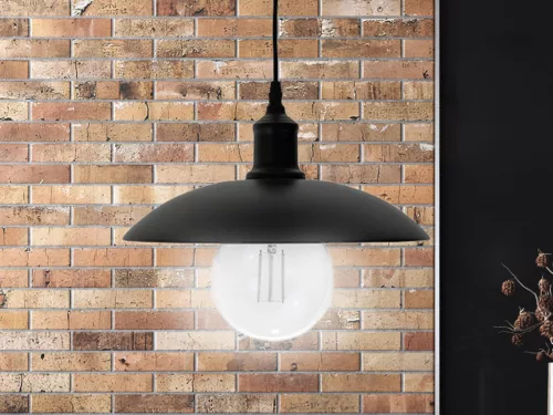 Fém függőlámpa 1xE27 max.60W 230V IP20 Ø290x1000mm - ME0002R