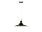 Fém függőlámpa 60W E27 foglalattal, fekete, Ø260x1000 mm - ME0003R