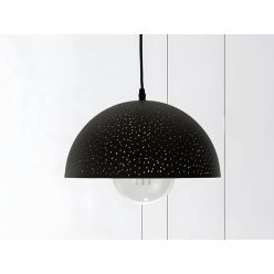   Fém függőlámpa 60W E27 foglalattal, fekete, Ø300x1500 mm - ME0004R