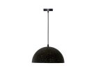 Fém függőlámpa 60W E27 foglalattal, fekete, Ø300x1500 mm - ME0004R