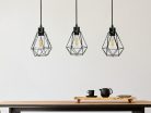LED fém függeszték 3xE27, max.60W, Ø150x170x1500mm, IP20 - ME0012-3