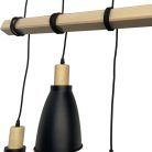 LED fém függeszték 4xE27, max.60W, Ø150x240x2000mm, IP20 - ME0013-3