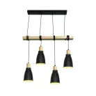 LED fém függeszték 4xE27, max.60W, Ø150x240x2000mm, IP20 - ME0013-3