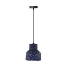 Függőlámpa terrazzo fekete 1xE27 max.60W IP20 Ø120x130x1000mm - ME0015R/B