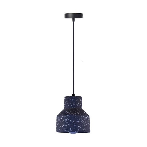 Függőlámpa terrazzo fekete 1xE27 max.60W IP20 Ø120x130x1000mm - ME0015R/B