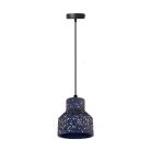 Függőlámpa terrazzo fekete 1xE27 max.60W IP20 Ø120x130x1000mm - ME0015R/B