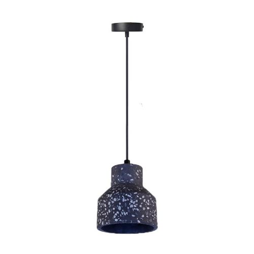 Függőlámpa terrazzo fekete 1xE27 max.60W IP20 Ø120x130x1000mm - ME0015R/B