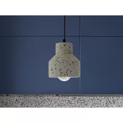   Függőlámpa terrazzo fehér 1xE27 max.60W IP20 Ø120x130x1000mm - ME0015R/W