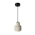 Függőlámpa terrazzo fehér 1xE27 max.60W IP20 Ø120x130x1000mm - ME0015R/W