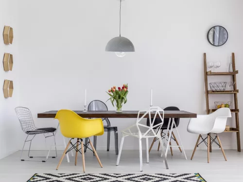 Fém függőlámpa 60W E27 foglalattal, fehér, Ø300x1500 mm - ME0104R