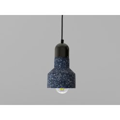   Függőlámpa terrazzo kék 1xE27 max.60W IP20 Ø120x200x1000mm - ME0214R/BL